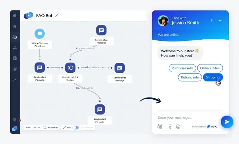 Tidio AI Chatbot for WordPress