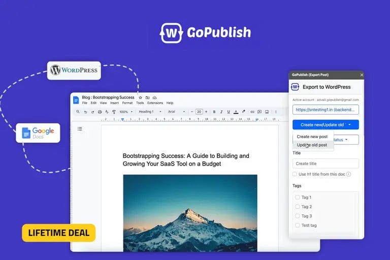 gopublish lifetime deal
