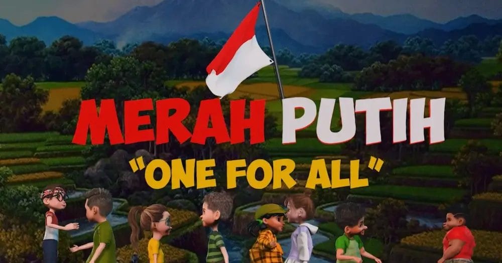 Cover Film Animasi Merah Putih One For All