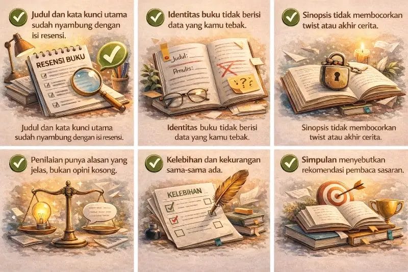 Ilustrasi Pengecekan Wajib Sebelum Publikasi