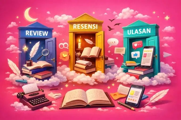 Perbedaan Review Resensi dan Ulasan Buku